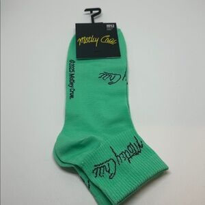 Motley Crue Green Casual Socks